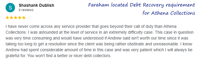top debt collection services fareham