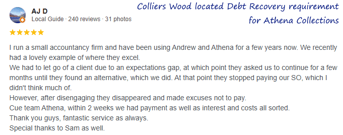 top debt collection services colliers wood