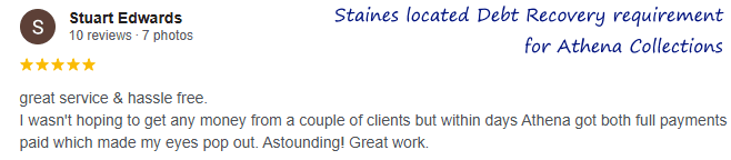 top debt collection services staines